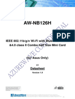 AzureWave AW-NB126H Manual