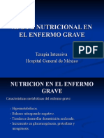 Apoyo Nutricional en El Enfermo Grave