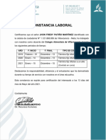Certificado Laboral Patiño Martinez Jhon Fredy (051321)