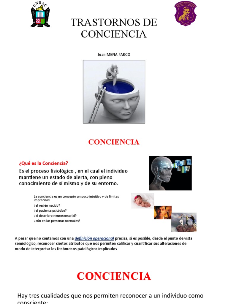 Alteraciones del Estado de Conciencia | PDF | Conciencia | Cerebro