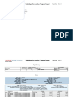 Subledger Accounting Program Report