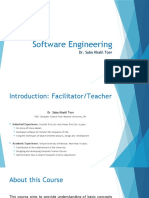 Software Engineering: Dr. Saba Khalil Toor