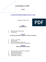 Alternative Dispute Resolution Act 2007: Samoa