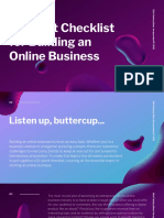12-Point Checklist For Building An Online Business