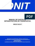 Manual de Custos de Infraestrutura de Transportes Anexo 06/2017