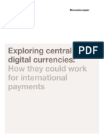 Exploring Central Bank Digital Currencies:: How They Could Work For International Payments