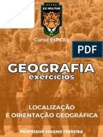 GEOGRAFIA -  Ex. - Localização e Orientação Geográfica