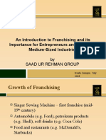 An Introduction To Franchising and Its Importance For Entrepreneurs and Small and Medium-Sized Industries