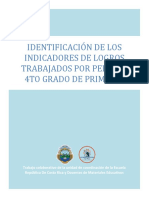 4to. Identificación de Indicadores de Logros Por Período