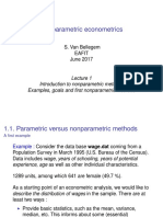 Nonparametric Econometrics Density Estimation