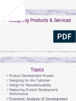 Designing Products & Services