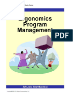 722 - Ergonomics Program Management