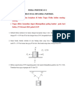 FISIKA PERTEMUAN 2 (Latihan Soal Dinamika Partikel)