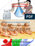 Tugas Dan Tupoksi Kader Kesehatan