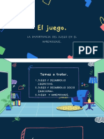 El Juego en Educación.