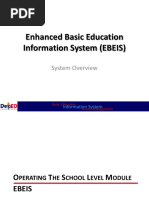 Enhanced Basic Education Information System (EBEIS)