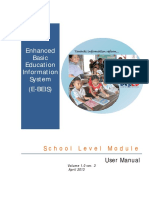 User Manual - School Level Module v3.0 Updated Eosy
