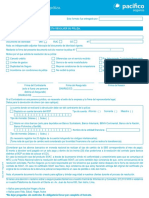 Formato Oficial de Resolucion de Poliza de Pacifico