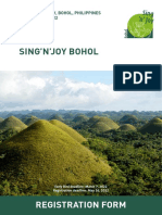 Sing'N'Joy Bohol: Registration Form