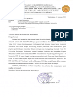 270 - Pemberitahuan Pelaksanaan KKN Tematik Covid 19 Di Kabupaten Tasikmalaya 2021