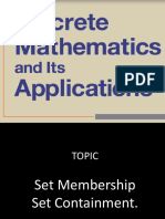 6 - Set Membership and Set Containment