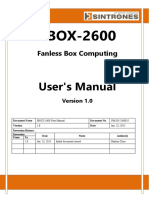SBOX-2600 Manual