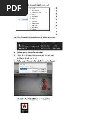 AutoCAD 2021 Installation Guide | PDF | Computers