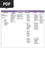 Nursing Care Plan: Geneta, Michelle S. BSN-1