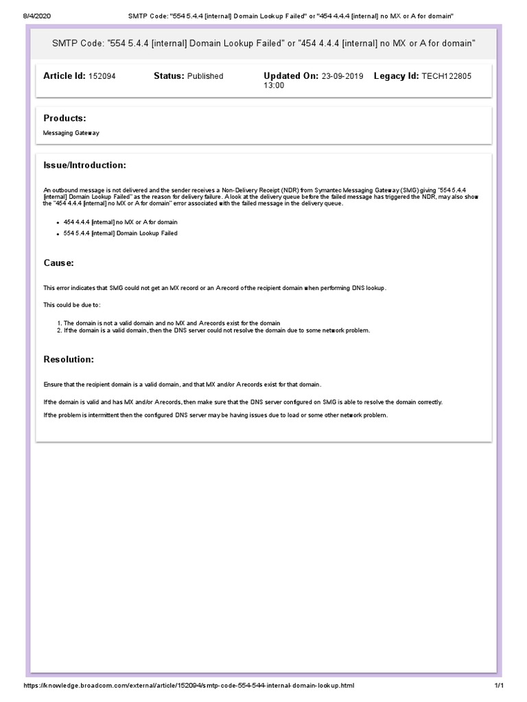 smtp-code-554-5-4-4-internal-domain-lookup-failed-or-454-4-4-4