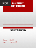 Case Report Gout Arthritis