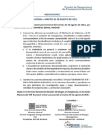 COE NACIONAL RESUELVE MEDIDAS BIOSEGURIDAD Y FUSARIUM FOC