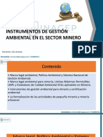 Modulo 04 INSTRUMENTOS DE GESTIÓN AMBIENTAL EN EL SECTOR MINERO