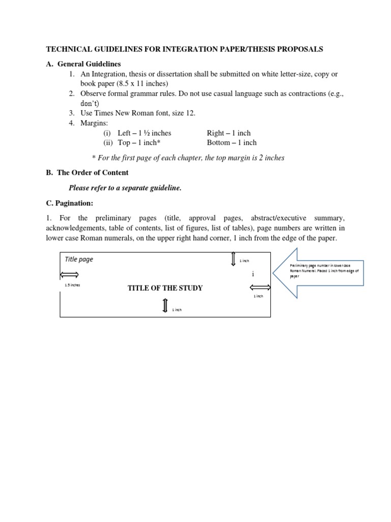 Thesis Proposal Formatting Guidelines | PDF | Thesis | Paragraph