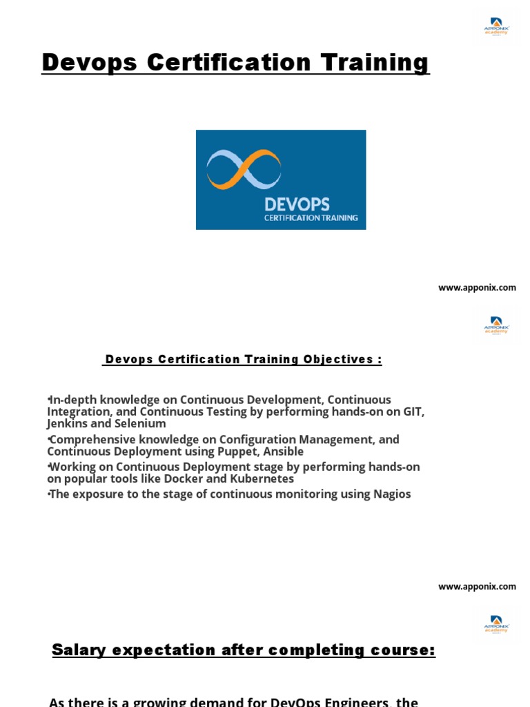 11 August PPT Devops Certification Training | PDF | Career & Growth ...
