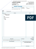 DTC Logistic Packer: Receipt Voucher