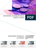 Spanish Banknotes and Coins