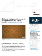 Customer Engagement Is Employee Engagement and Vice Versa Opensource