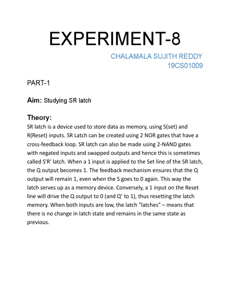 Experiment-8: PART-1 | PDF | Computer Science | Computer Data