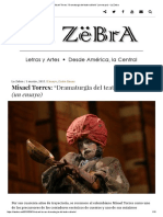 Misael Torres_ “Dramaturgia Del Teatro Abierto” (Un Ensayo) – La Zebra