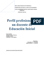 Perfin Del Docente de Educacion Inicial