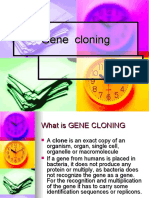 Gene Cloning