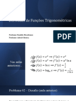 Derivadas de Funções Trigonométricas