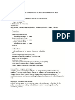 Fundamentos de Programacion Reto 2 Programa