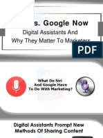 Siri vs. Google Now: Digital Assistants and Why They Matter To Marketers
