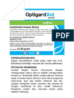 Optigard Ant 001 RB Label 0
