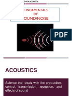 Sound/Noise: Fundamentals OF