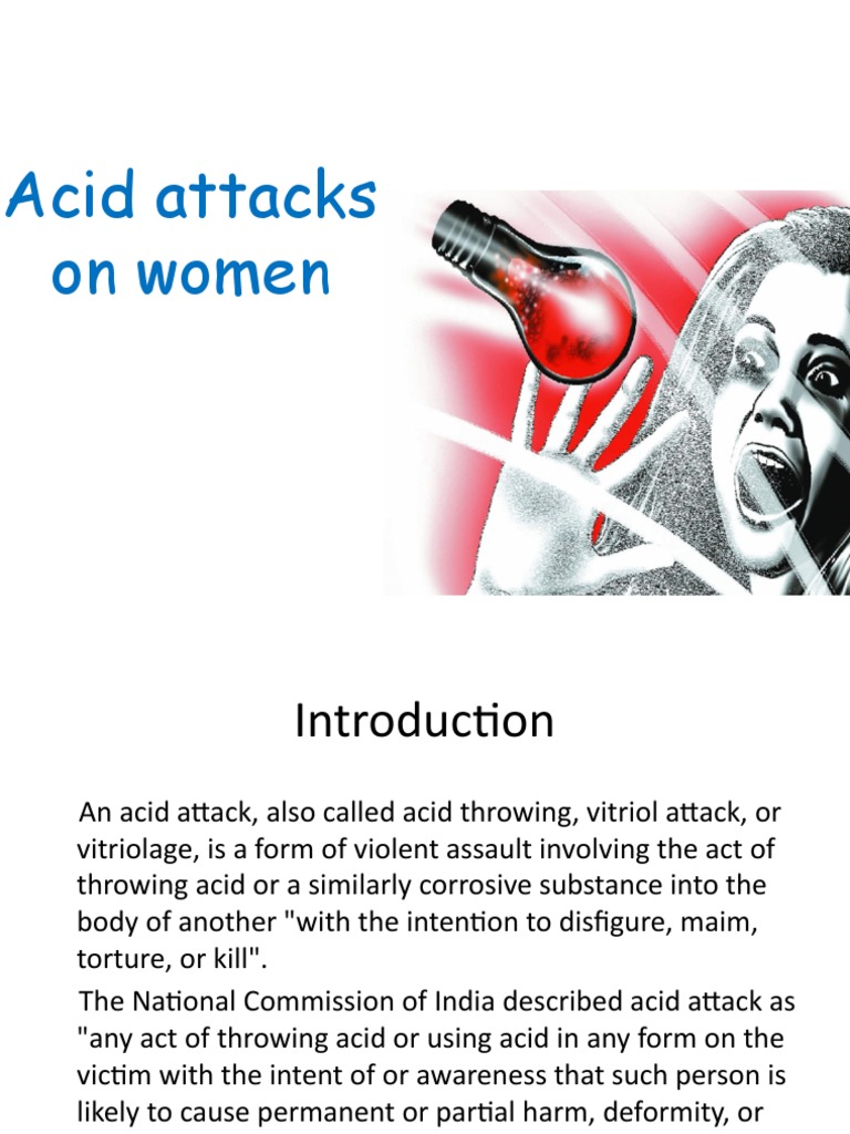 Acid Attacks On Women | PDF | Public Law | Common Law