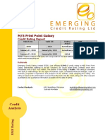 Credit Rating Report for M/S Print Point Galaxy SME