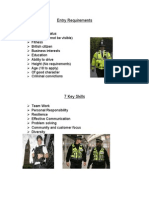 Police Force Entry Requirements