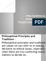 Philosophical Principles Relating To Ethics